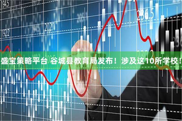 盛宝策略平台 谷城县教育局发布！涉及这10所学校！